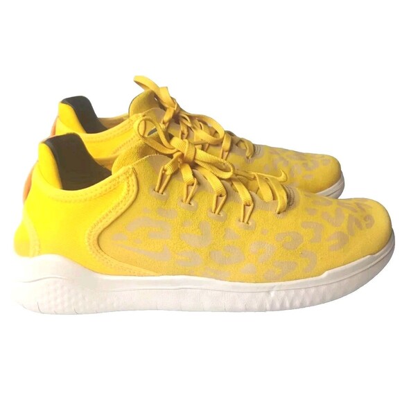 Nike Free RN Cheetah Yellow Women's Size 8.5 Shoes - Picture 2 of 11